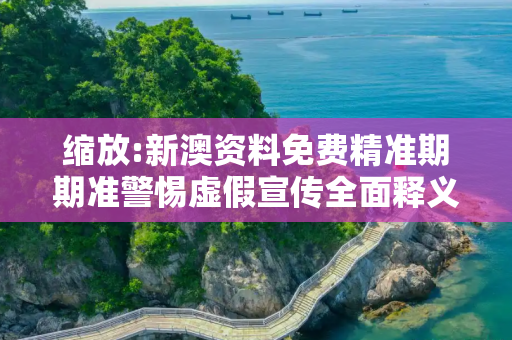缩放:新澳资料免费精准期期准警惕虚假宣传全面释义