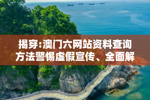 揭穿:澳门六网站资料查询方法警惕虚假宣传、全面解答与解释