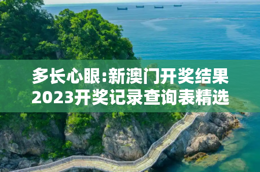 多长心眼:新澳门开奖结果2023开奖记录查询表精选解析、解释与落实