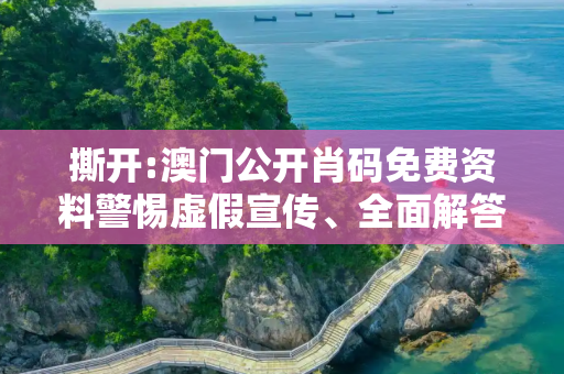 撕开:澳门公开肖码免费资料警惕虚假宣传、全面解答