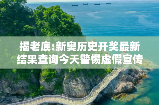揭老底:新奥历史开奖最新结果查询今天警惕虚假宣传-全面释义