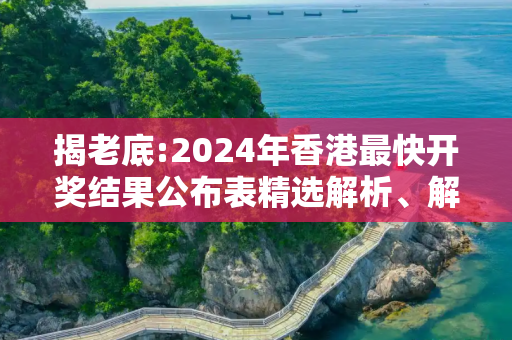 揭老底:2024年香港最快开奖结果公布表精选解析、解释与落实