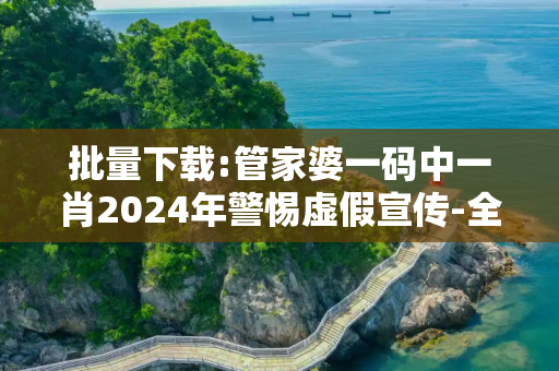 批量下载:管家婆一码中一肖2024年警惕虚假宣传-全面释义、解释与落实