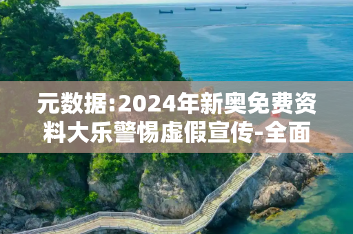 元数据:2024年新奥免费资料大乐警惕虚假宣传-全面释义