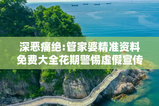 深恶痛绝:管家婆精准资料免费大全花期警惕虚假宣传、全面解答与解释