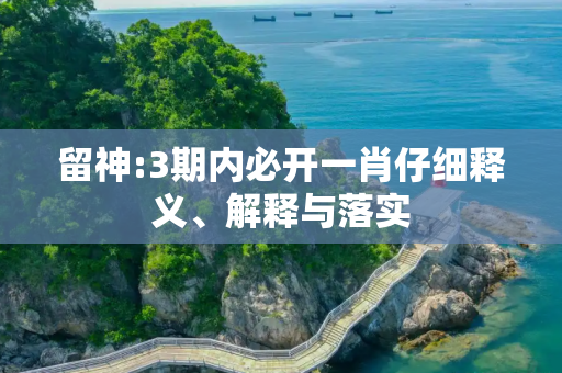 留神:3期内必开一肖仔细释义、解释与落实