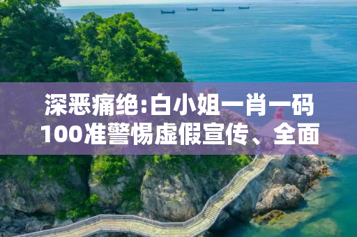 深恶痛绝:白小姐一肖一码100准警惕虚假宣传、全面解答与解释