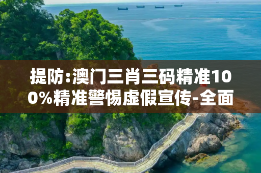 提防:澳门三肖三码精准100%精准警惕虚假宣传-全面释义、解释与落实