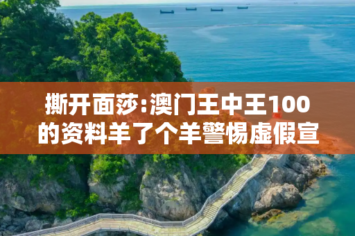 撕开面莎:澳门王中王100的资料羊了个羊警惕虚假宣传-全面释义