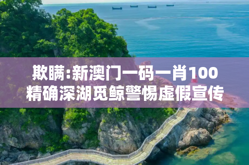 欺瞒:新澳门一码一肖100精确深湖觅鲸警惕虚假宣传-全面释义