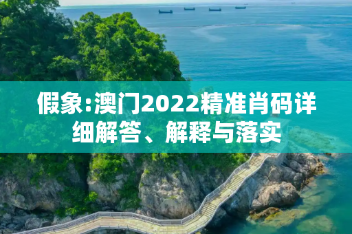 假象:澳门2022精准肖码详细解答、解释与落实