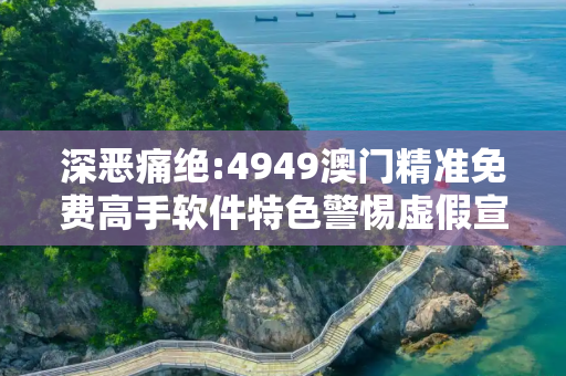 深恶痛绝:4949澳门精准免费高手软件特色警惕虚假宣传、全面解答